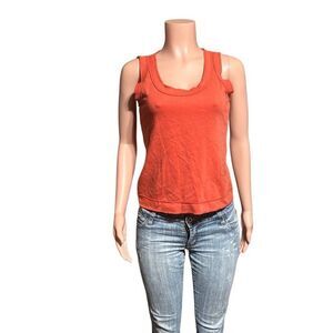 Women's picante sleeveless ruffle tank top M